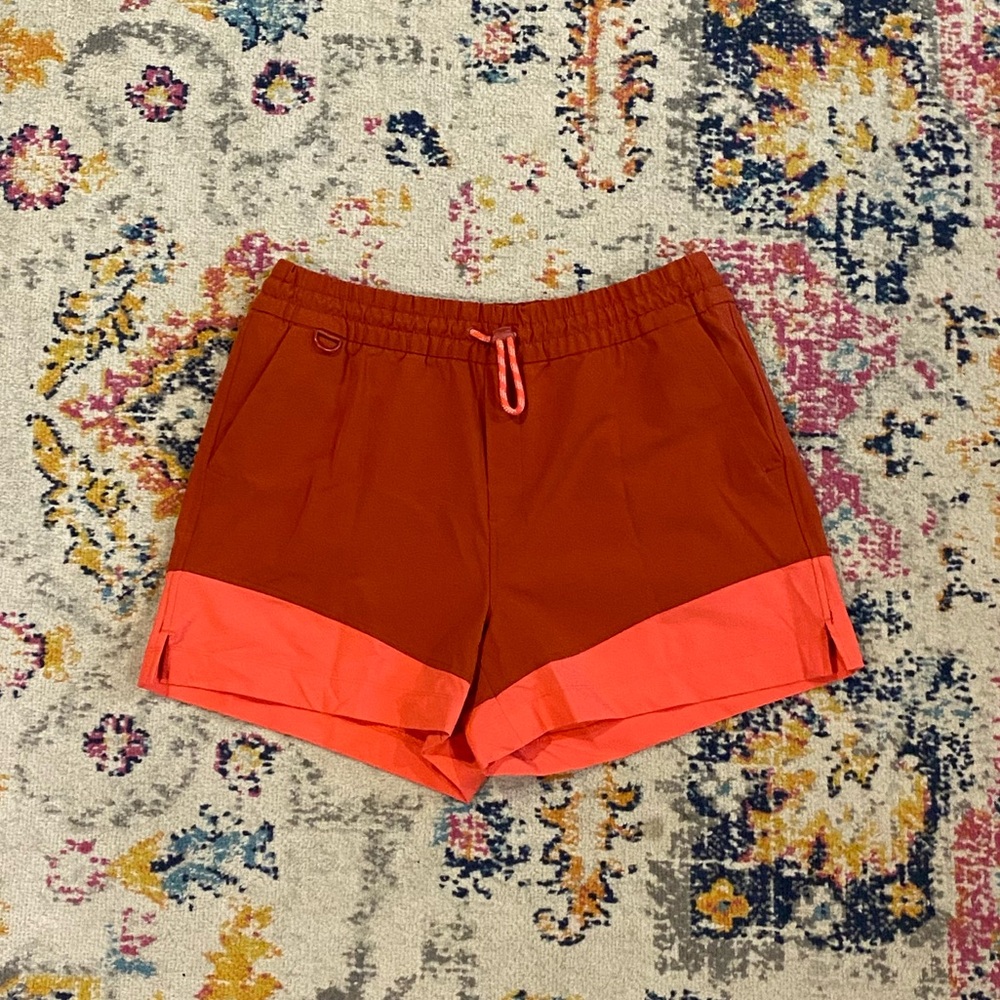 Vibrant Athletic Women's Shorts in Red and Pink